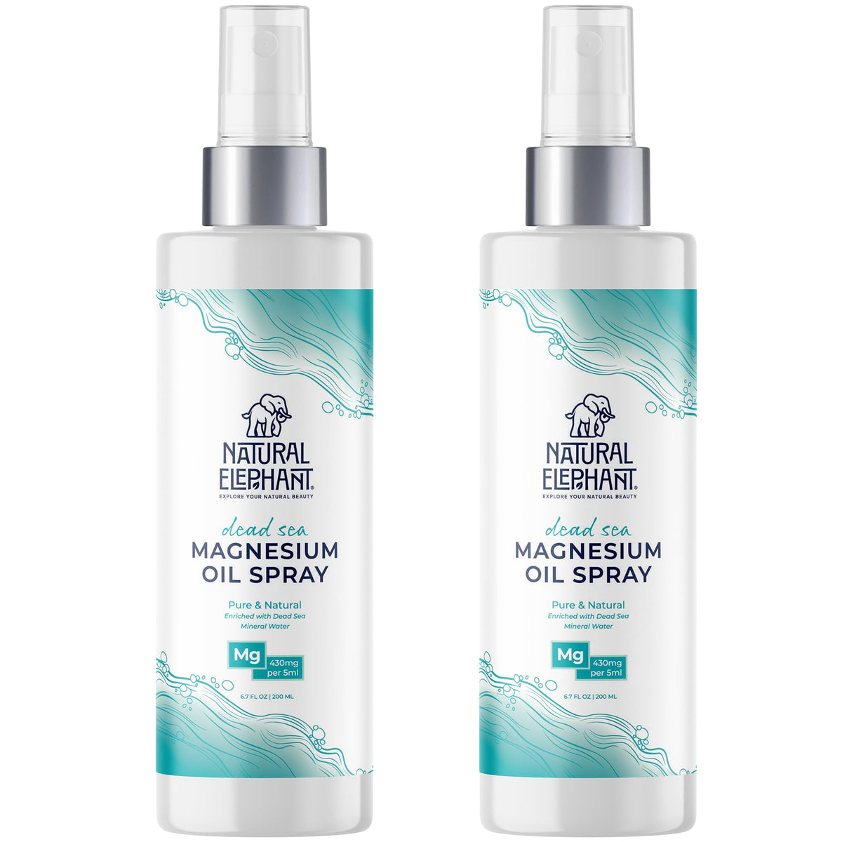 Natural Elephant Dead Sea Magnesium Oil Spray for Topical Use