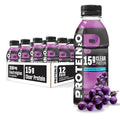 Protein2o Clear Whey Protein & Electrolyte Beverage, Grape - 12 Pack