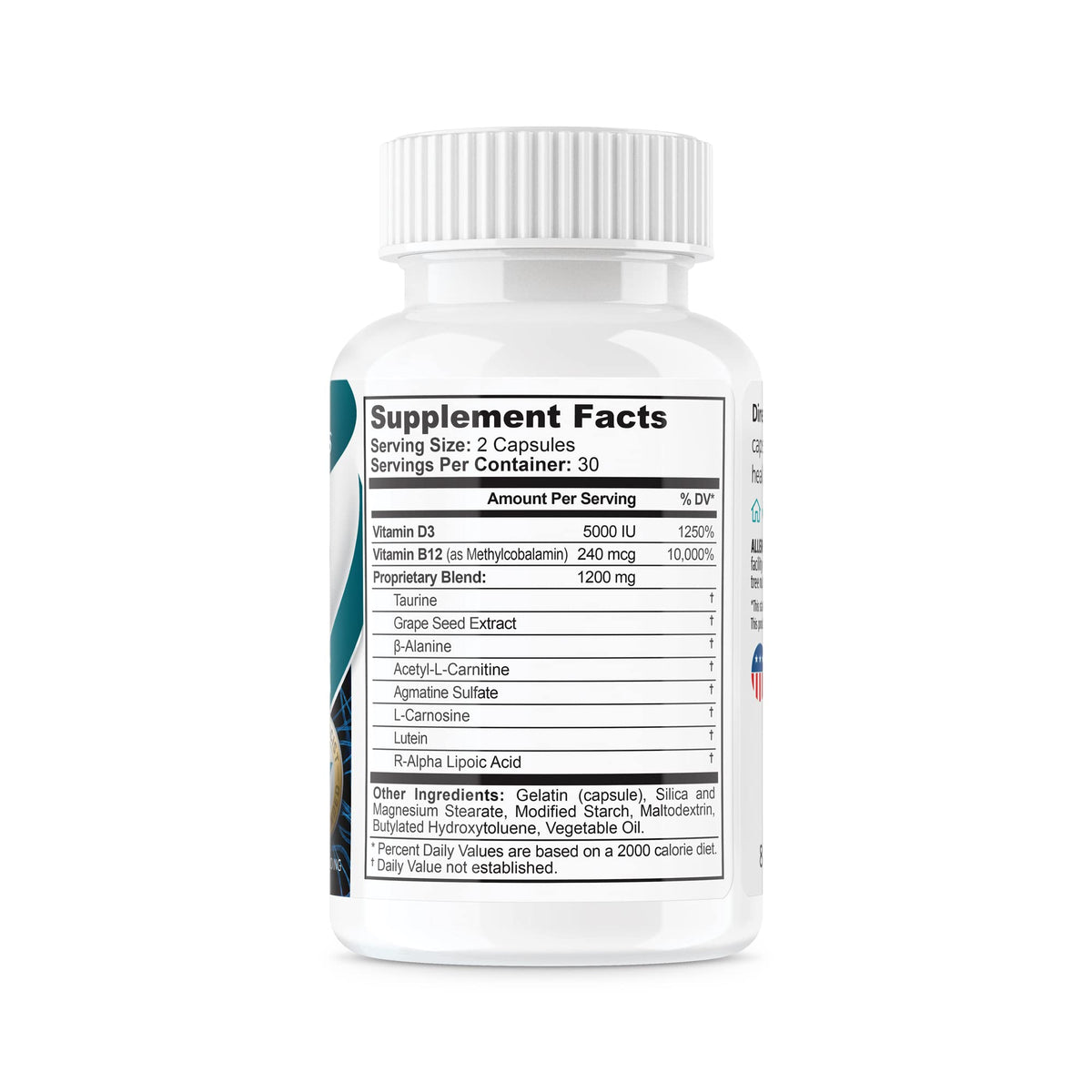 NeuropAWAY Multivitamin - 60 Capsules - image 3