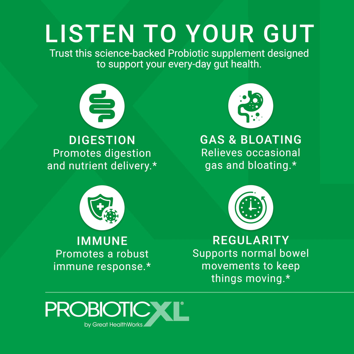 OmegaXL ProbioticXL Probiotic & Prebiotic - 30 Vegetarian Capsules - image 2
