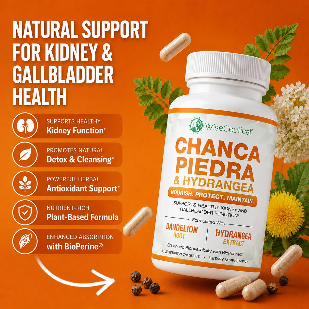 Wiseceutical Max Strength Chanca Piedra Kidney & Gallbladder Formula - image 2