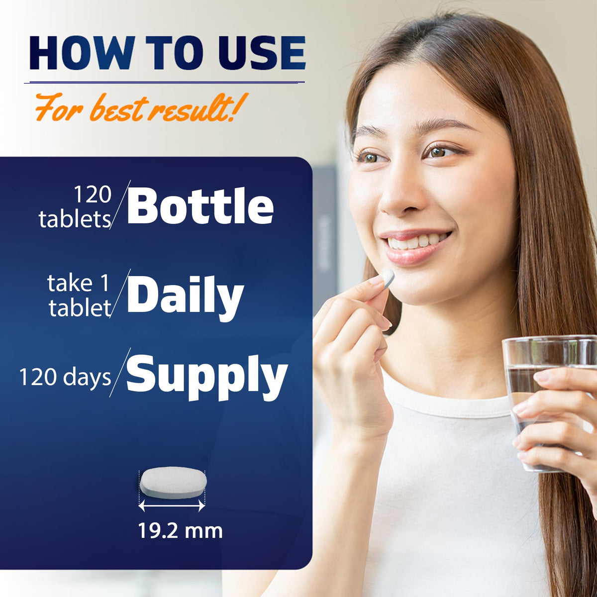 Vitamatic L-Tryptophan 1000mg 120 Tablets (120 Tablets (Pack of 1))