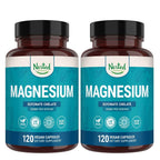 Nested Naturals Magnesium Glycinate 200mg - 240 Vegan Capsules