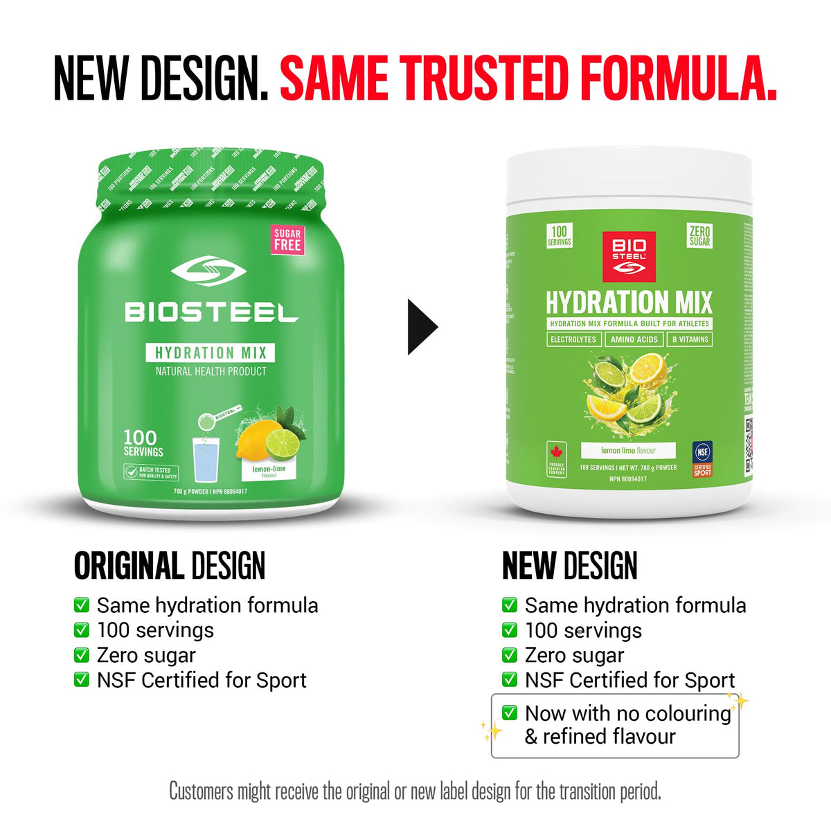 BioSteel Electrolyte Hydration Mix Lemon Lime - 100 Servings - image 2