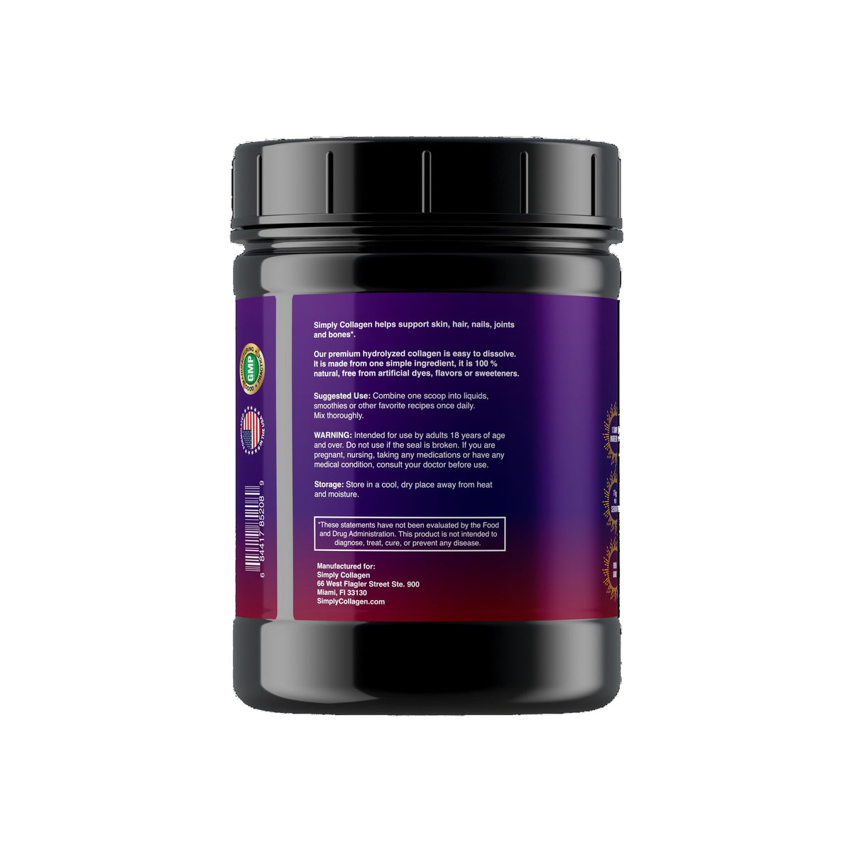 Simply Collagen Hydrolyzed Collagen Peptides Powder Grass-Fed - 41 Servings - image 10
