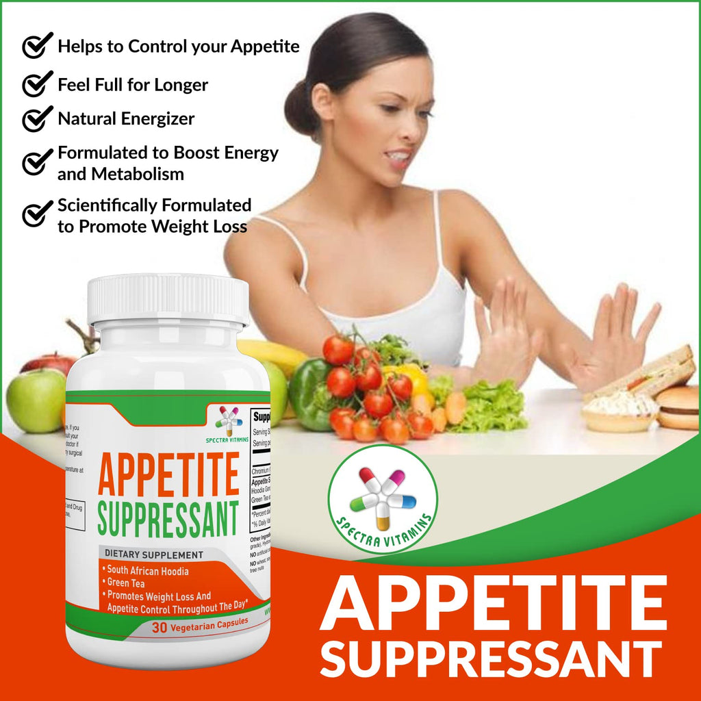 Spectra Vitamins Appetite SUPPRESSANT Natural Supplement to Help You