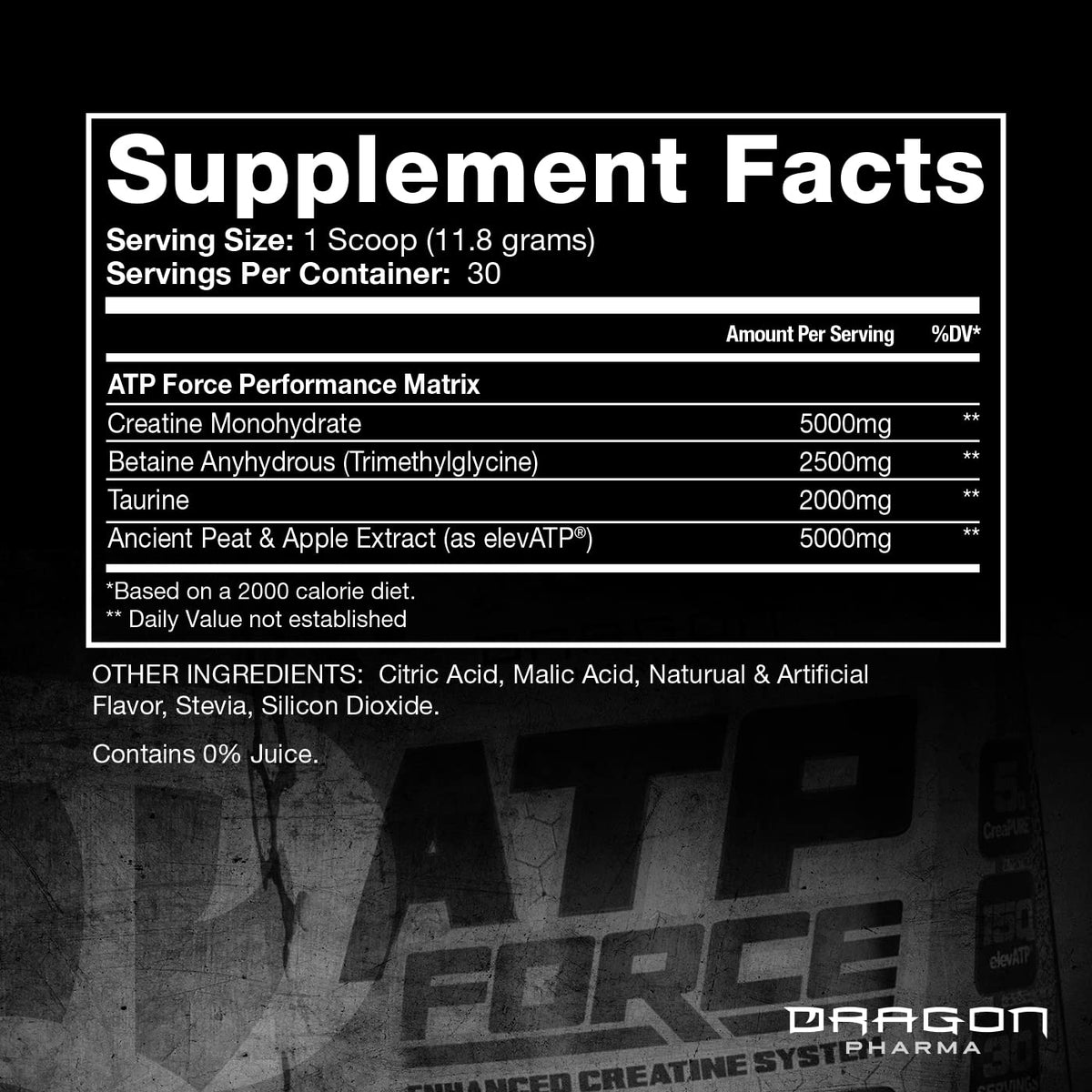DRAGON PHARMA ATP Force Enhanced Creatine System