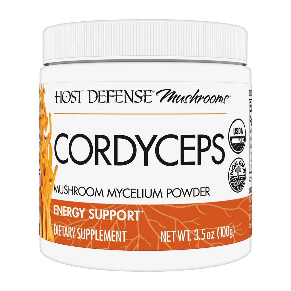 Host Defense Cordyceps Powder for Immune & Energy Support - 3.5 oz