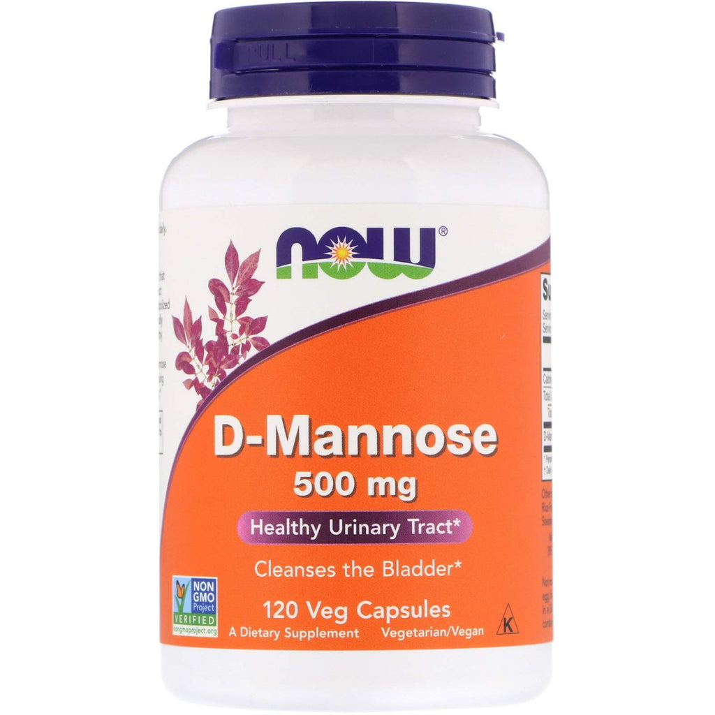 NOW Foods D-Mannose 500mg - 240 Capsules