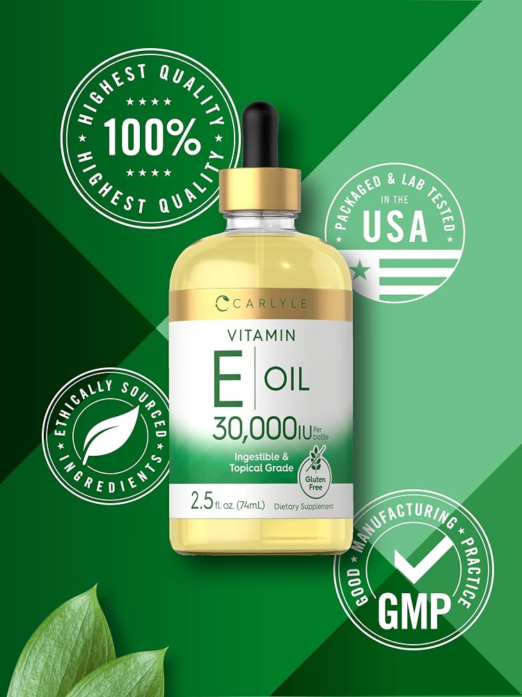 Carlyle Vitamin E Oil 30,000 IU - 2.5 fl oz - image 6
