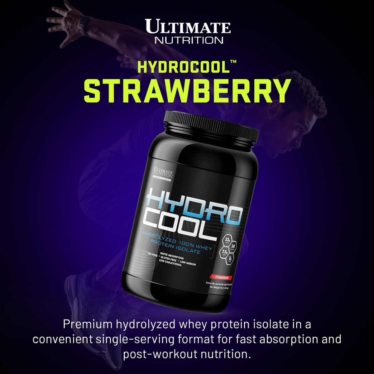 Ultimate Nutrition HydroCool Hydrolyzed Whey Protein Isolate Powder