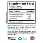 Private Label Muscle Alive Creatine Tri-Phase - 180 Tablets - image 5