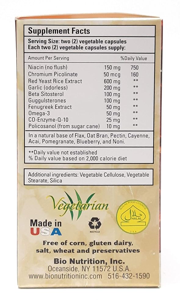 Bio Nutrition Cholesterol Wellness Supplement - image 2