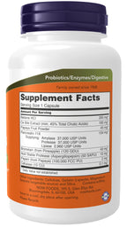 NOW Foods Super Enzymes Digestive Support - 90 Capsules - image 2