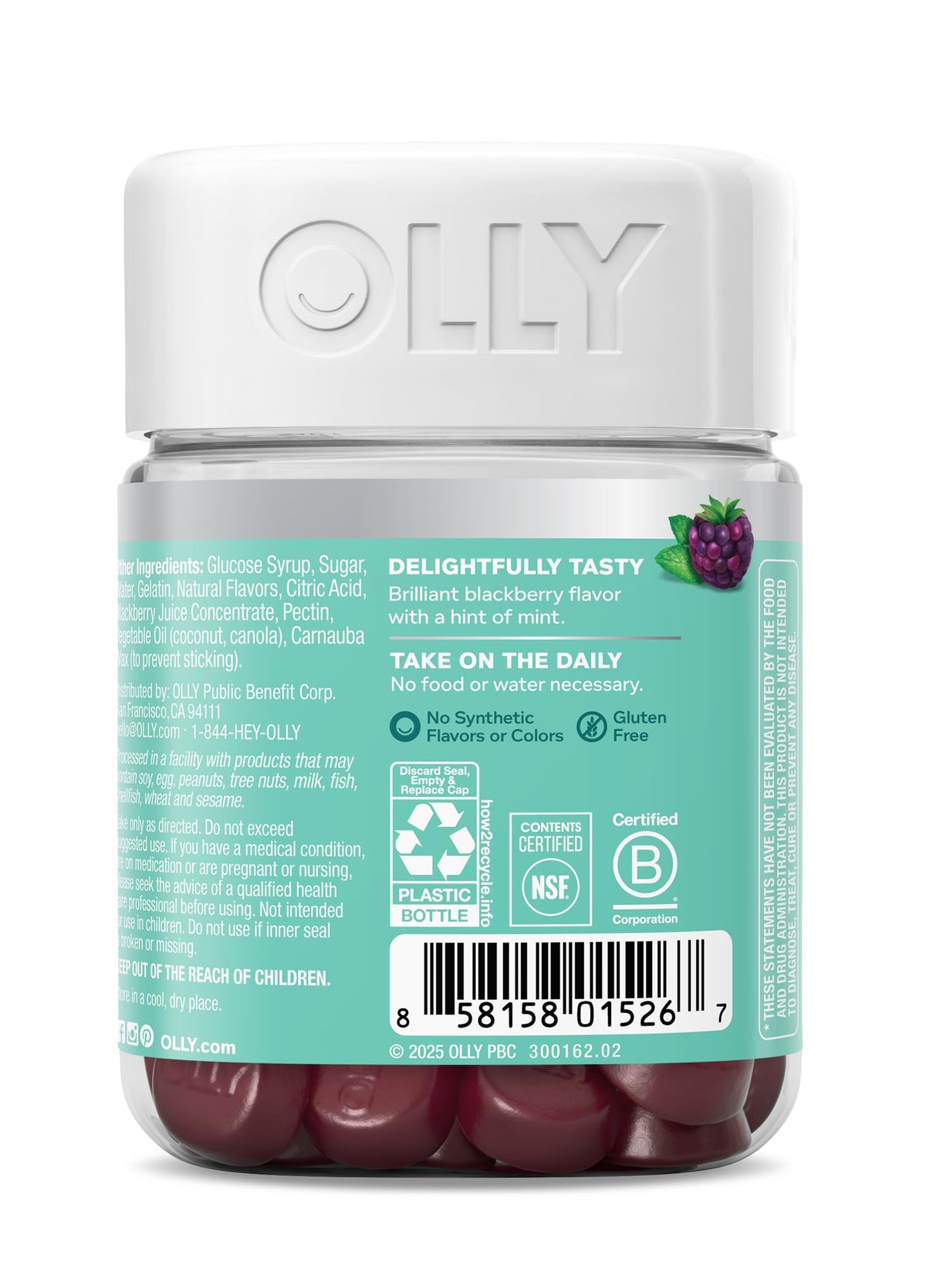 OLLY Flawless Complexion Healthy Skin Support Gummies - 50 Count - image 8