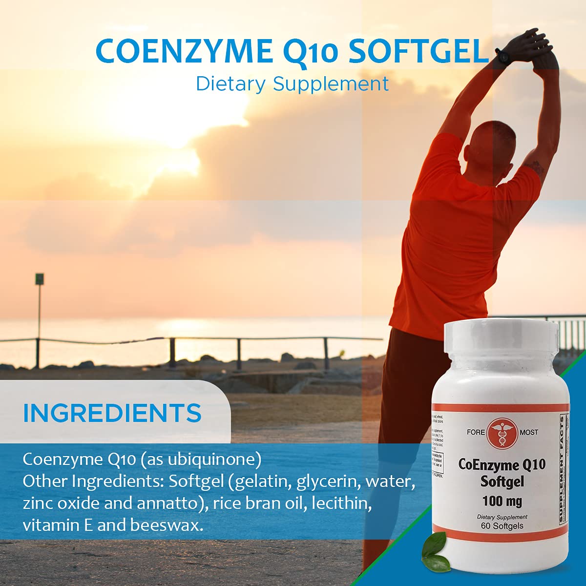 Holistic Health CoEnzyme Q10 100 mg - 60 Softgels - image 4