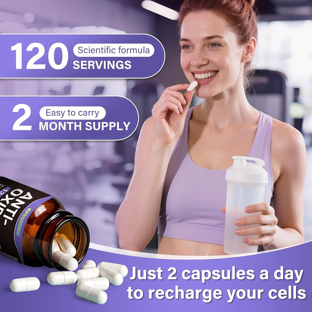 SUPRANOURISH 13-in-1 Antioxidants Supplement - 120 Capsules - image 5