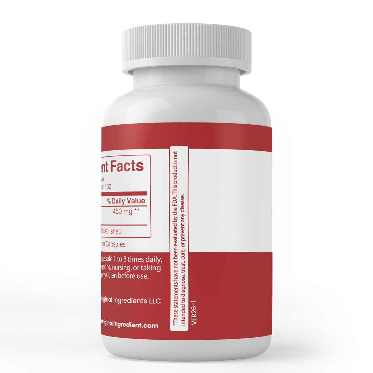 Pure Original Ingredients Pomegranate Extract - 100 Capsules - image 2