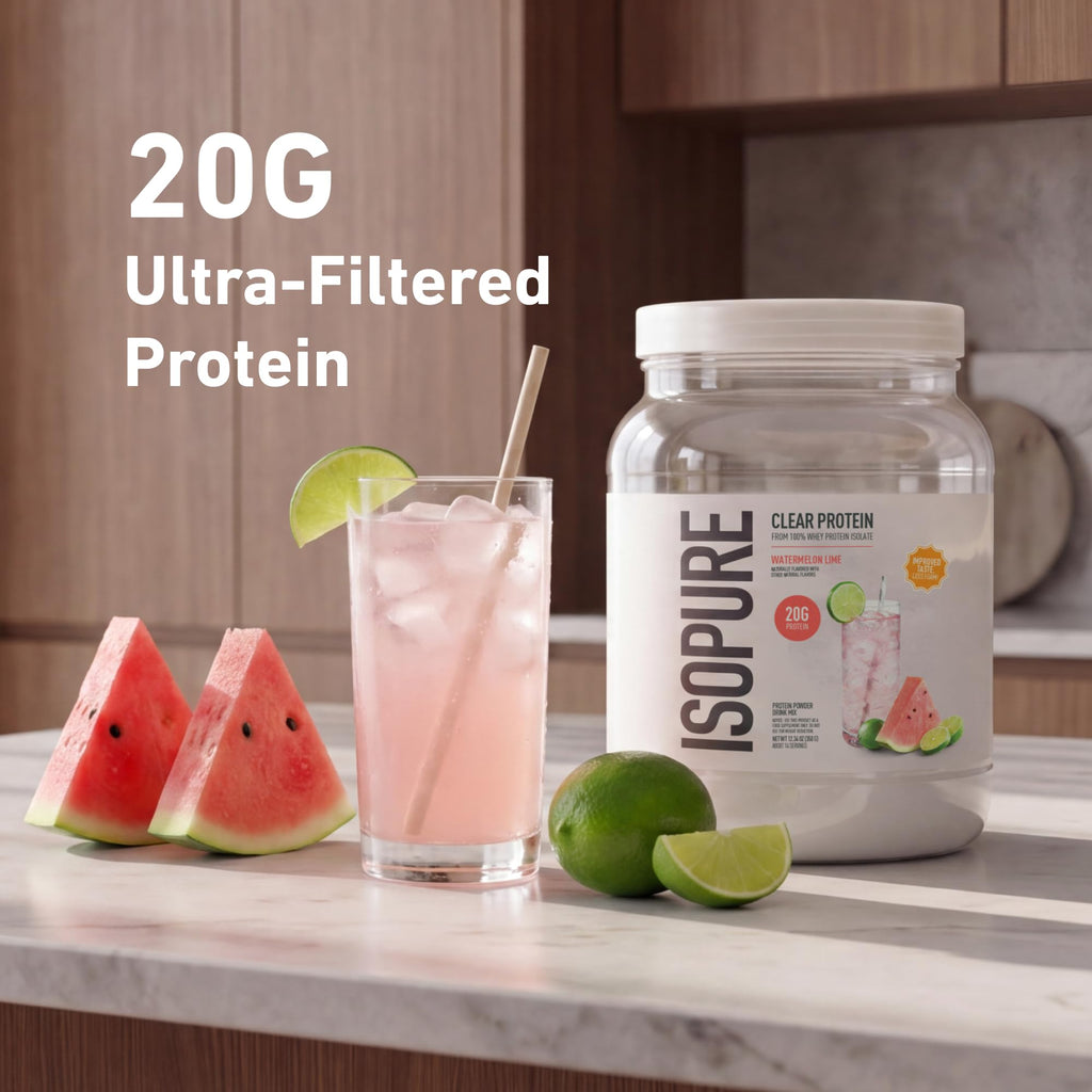 Isopure Clear Whey Isolate Protein Powder Watermelon Lime - 14 Servings - image 5