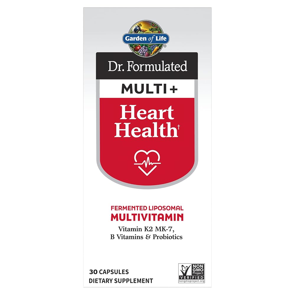 Garden of Life Dr. Formulated Multi+ Heart Health Multivitamin - 30 Capsules - image 2