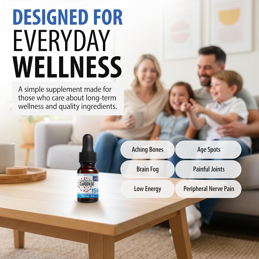 Greska's Carbon-60 Carbon 60 in Organic Sunflower Oil