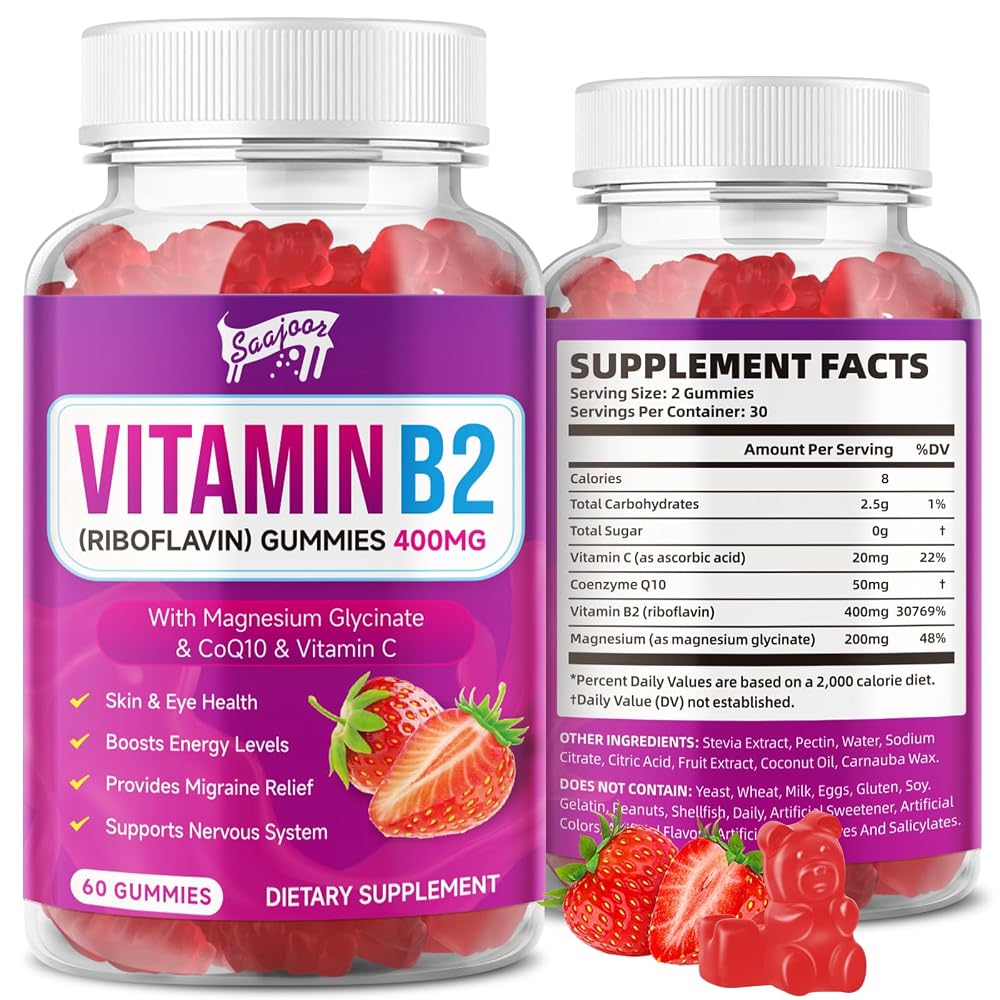 Saajoor Vitamin B2 Gummies