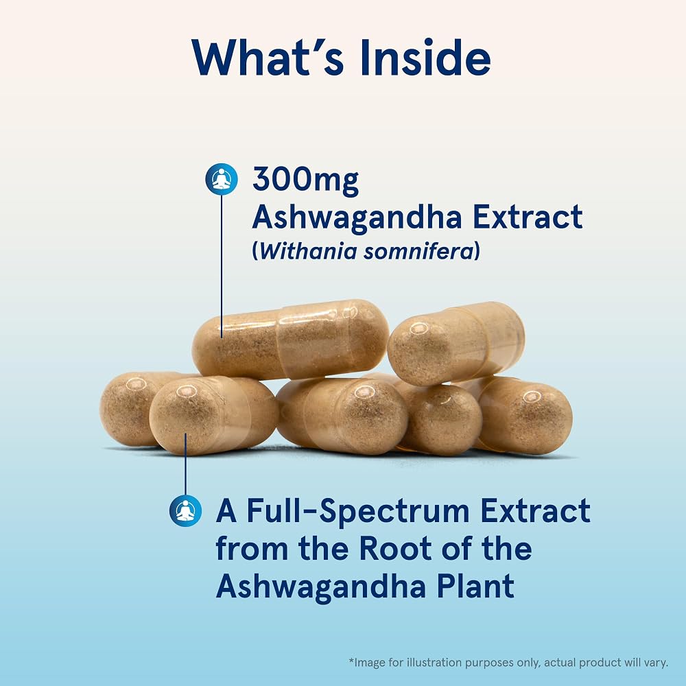Jarrow Formulas Ashwagandha 300 mg - 120 Vegetarian Capsules - image 3