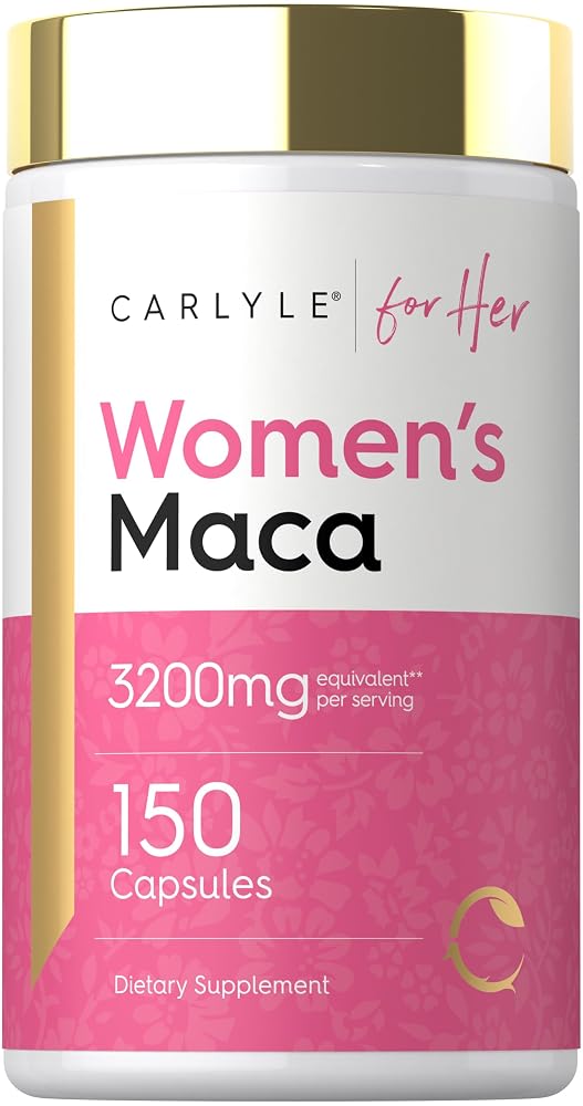 Carlyle Maca Root Capsules for Women - 150 Count