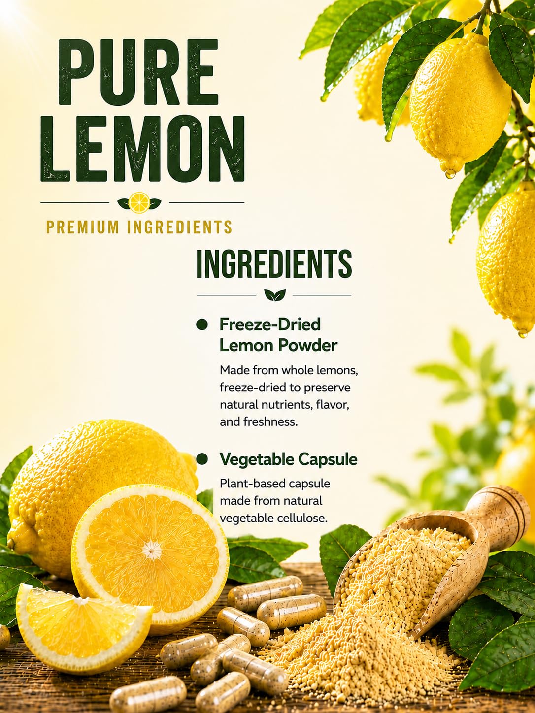 Seagate Whole Lemon Concentrate 450 mg - 100 Capsules - image 3