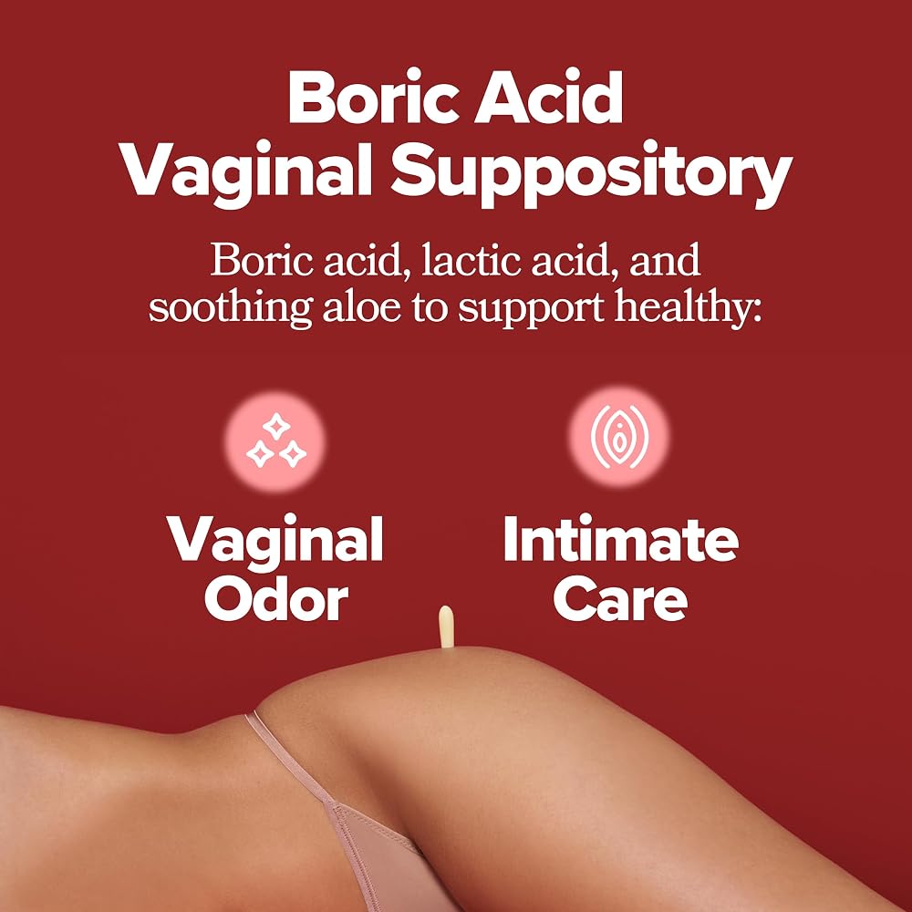 O Positiv URO Boric Acid Vaginal Suppository - 12 Count - image 2