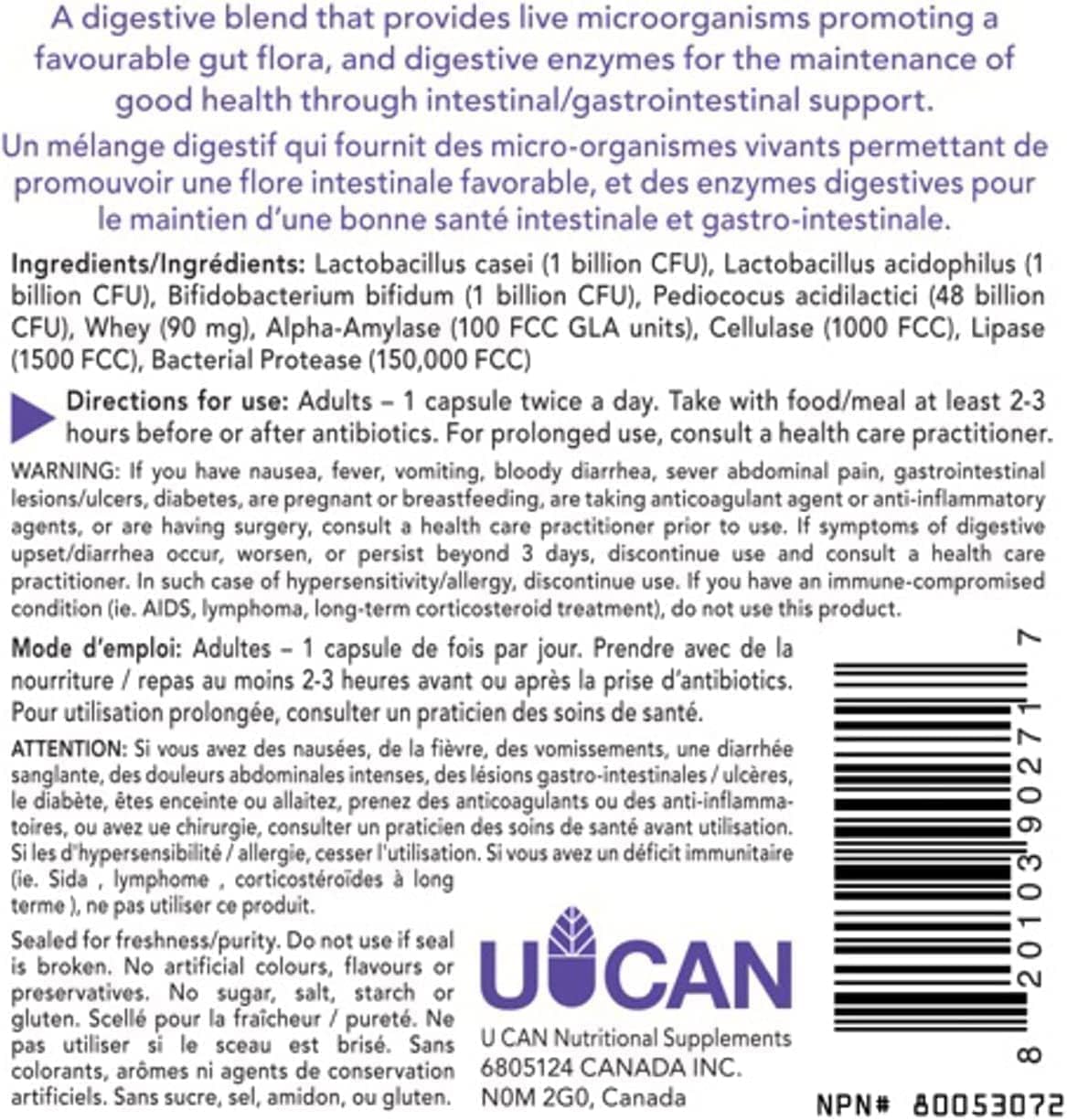 Generic Silver Lining Pre & Probiotics + Digestive Enzymes