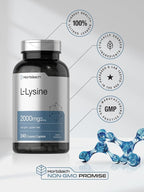 Horbäach L-Lysine Supplement 2000mg - 240 Caplets - image 6