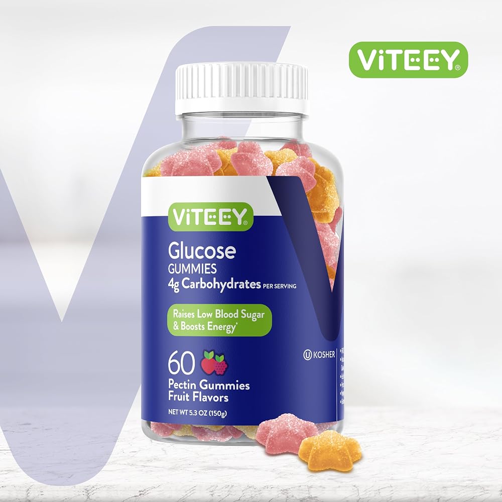 Viteey Glucose Gummies - 4g of Carbohydrates