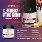 ZHOU MCT Flavored Collagen Peptides Powder - 13.4 oz - image 2