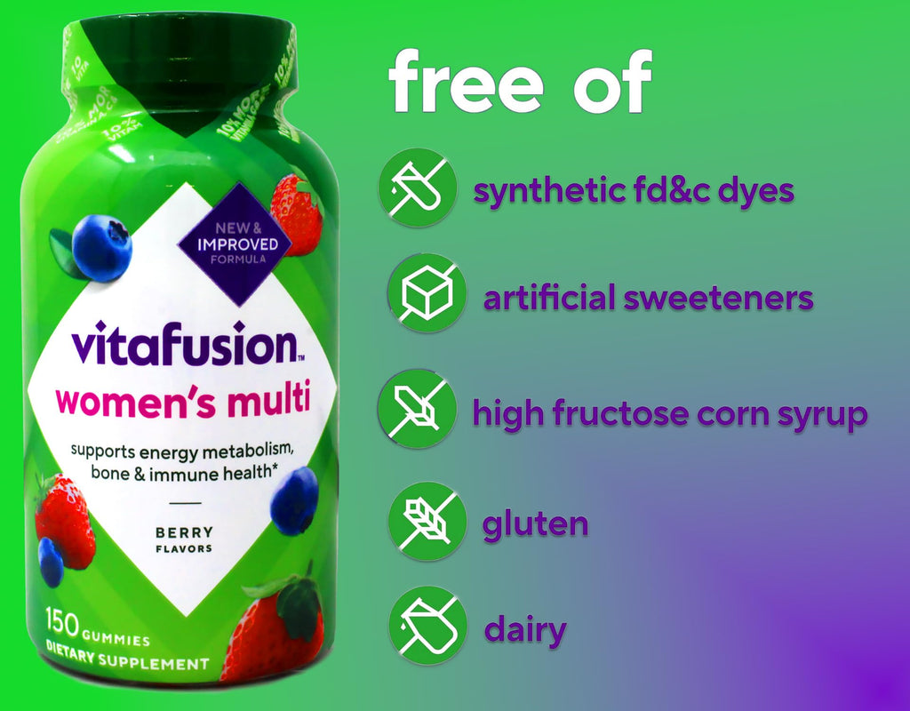 Vitafusion Women's Multivitamin Gummies Mixed Berry - 450 Count - image 6