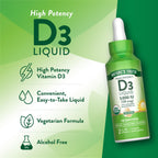 Nature's Truth Vitamin D3 Liquid 5000 IU - 2 fl oz - image 5