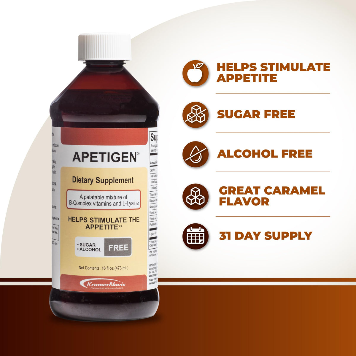 Apetigen Appetite Stimulant Liquid Supplement for Kids & Adults - 16 Fl Oz - image 5