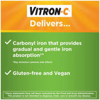 Vitron-C High Potency Iron Plus Vitamin C - 420 Tablets - image 4