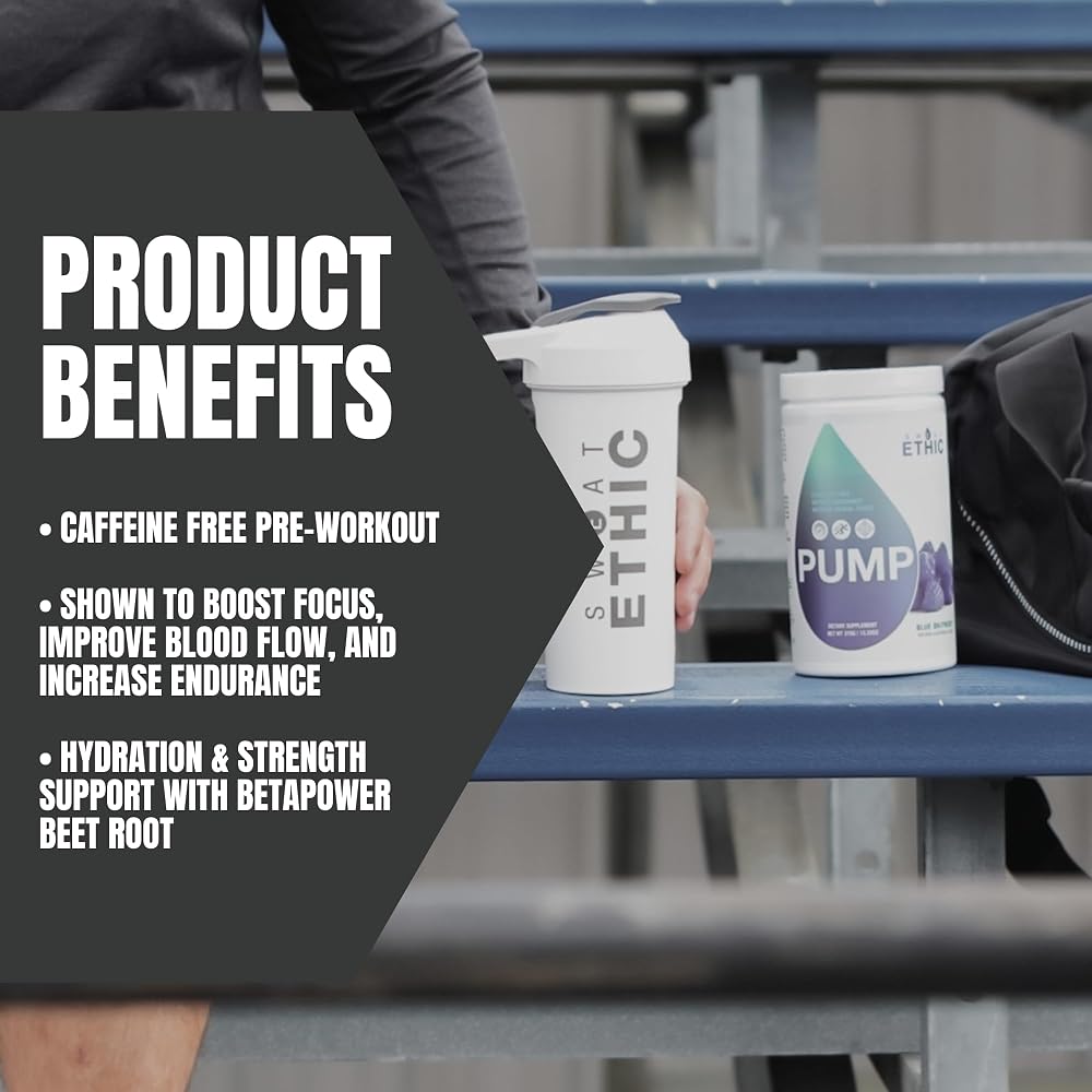 Sweat Ethic Pump Pre Workout Powder