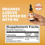 Serawise Organic Liquid Vitamin D3 with K2 - 1 Fl Oz - image 2