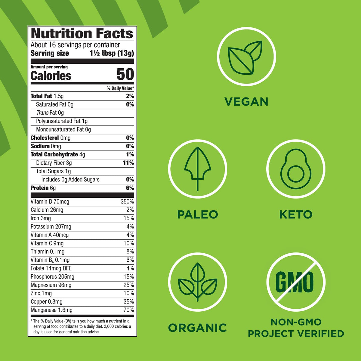Manitoba Harvest Organic Hemp & Supergreens Powder - 7.5 oz - image 6