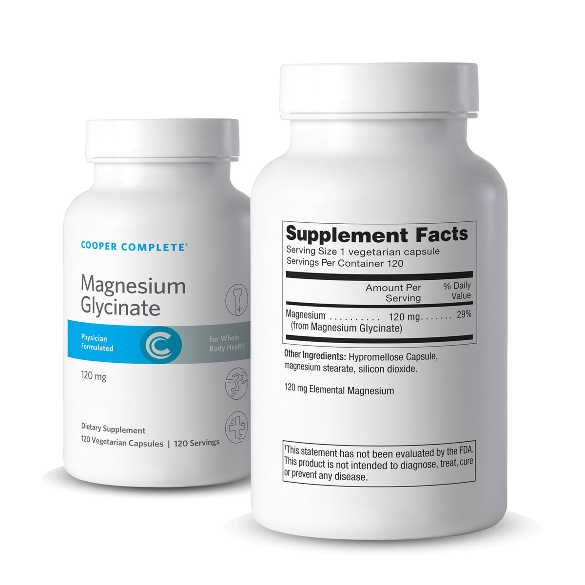 Cooper Complete Magnesium Glycinate 120 mg Sleep Support - 120 Capsules - image 2