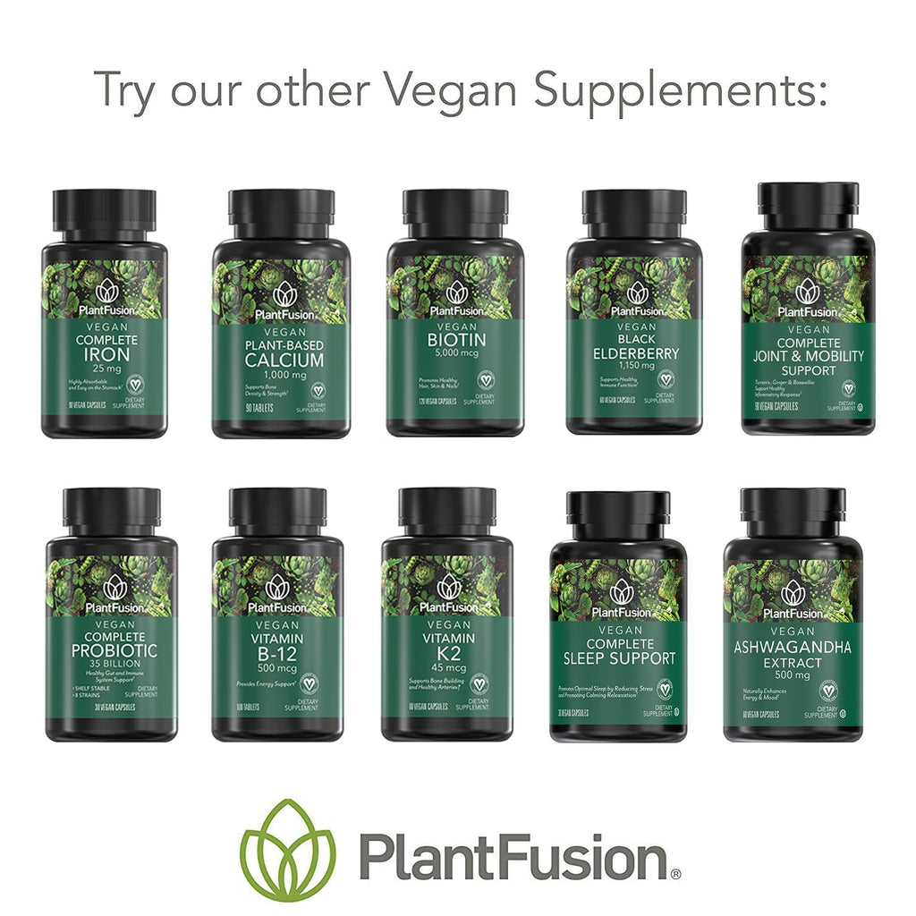 PlantFusion Vegan Vitamin D3 2000 IU Bone Health - 60 Tablets - image 7