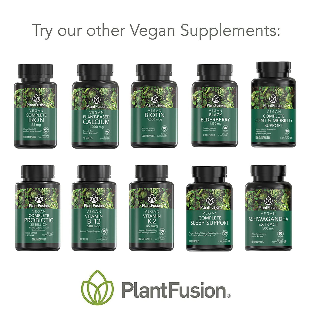 PlantFusion Vegan Vitamin D3 2000 IU Bone Health - 60 Tablets - image 7