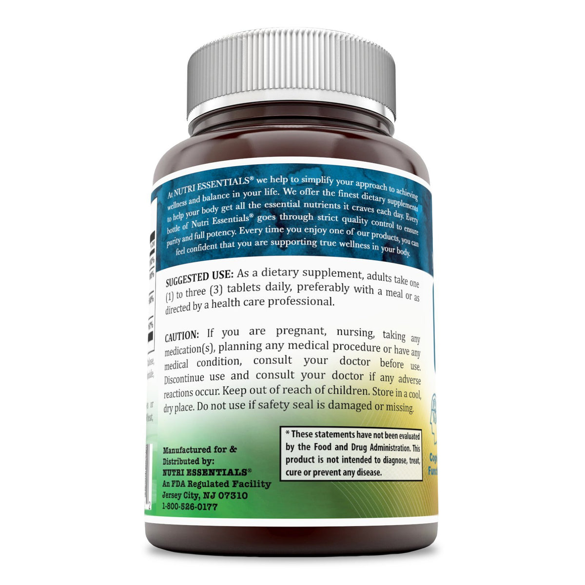 Nutri Essentials Calcium Magnesium Zinc Vitamin D3 Tablets - 300 Count - image 2