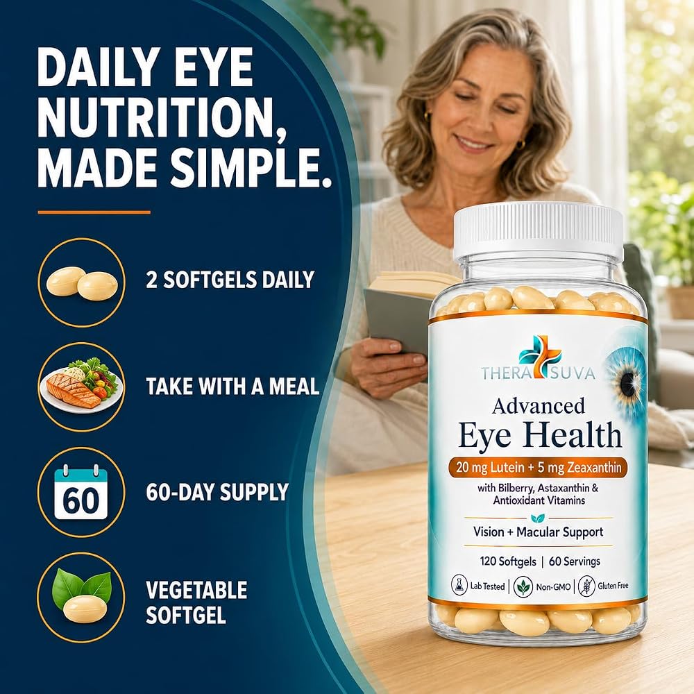 TheraSuva Advanced Eye Health Supplement - 120 Softgels - image 4