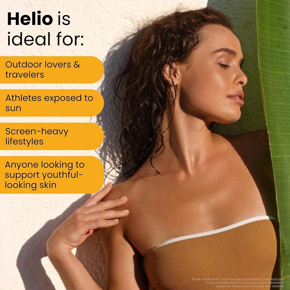 GlocalCare Helio Antioxidant Sun Defense & Skin Rejuvenation - 30 Capsules - image 8