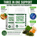 Purely Optimal Digestive Enzymes, Probiotics & Prebiotics - 180 Capsules - image 3