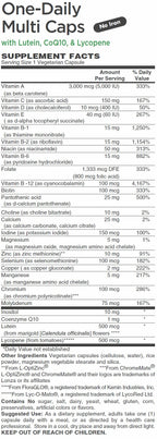 AlchePharma One-Daily Multivitamin Iron-Free with Lutein & CoQ10 - 60 Capsules - image 4