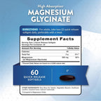 Nature's Truth Magnesium Glycinate 250mg - 60 Softgels - image 2